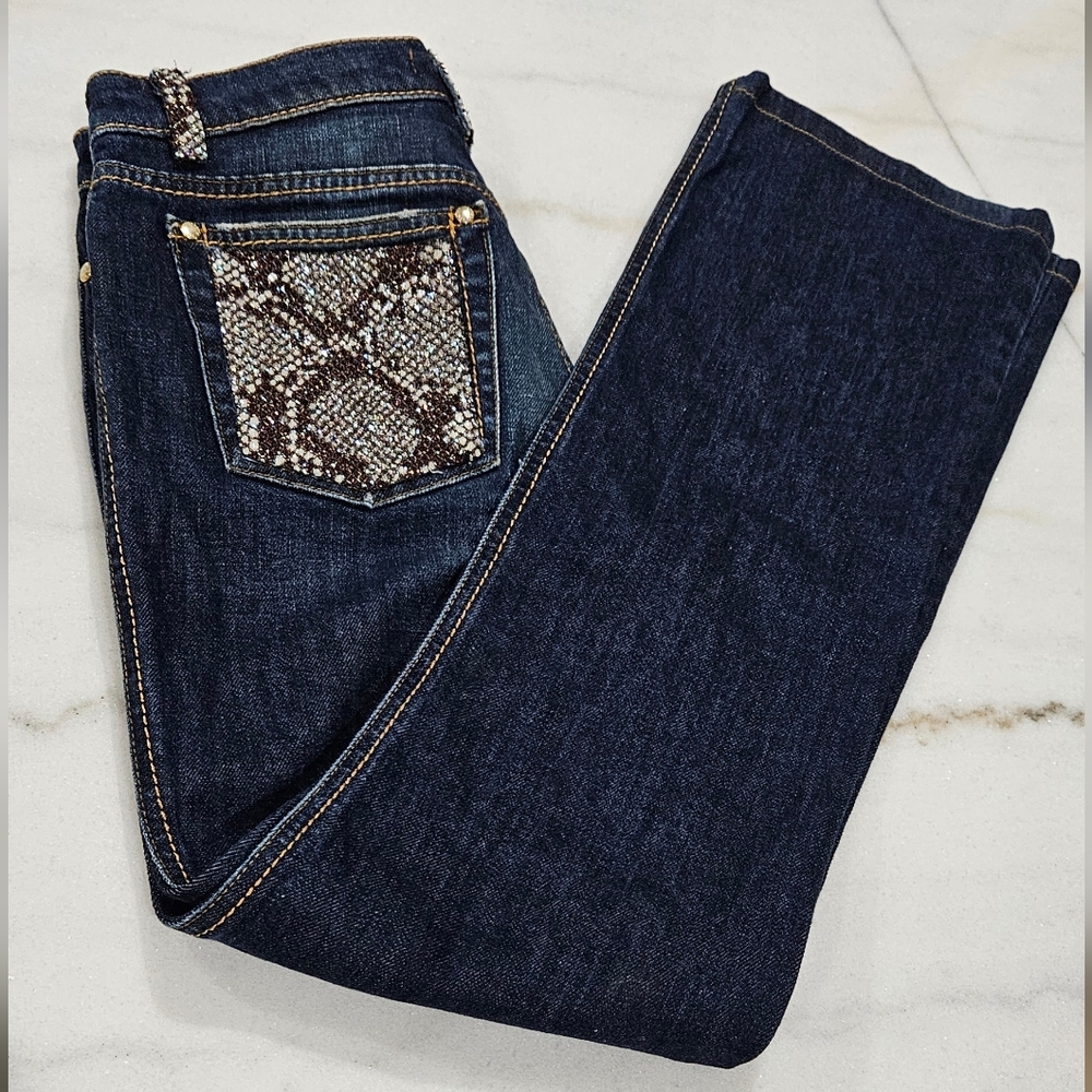 Roberto Cavalli Vintage Dark Blue Jeans Size 42